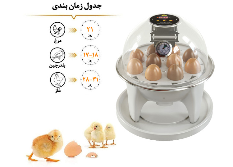 دستگاه جوجه کشی مینی کاکس جنسیس (چرخش اهرمی )