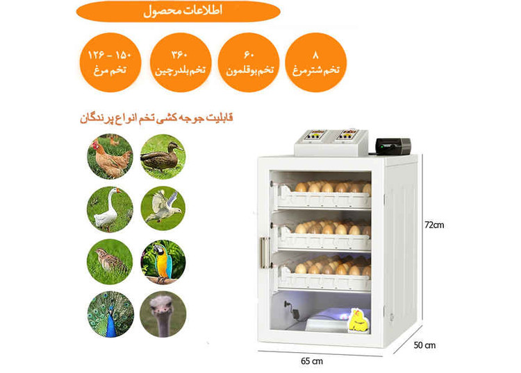 دستگاه جوجه کشی ایزی کاکس